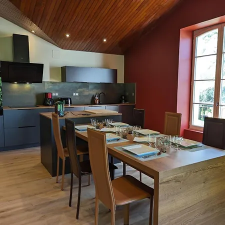 منزل ريفي Grande Maison Avec Piscine Privee, Wifi Et Animaux Acceptes Pour 15 Pers. - Fr-1-653-282