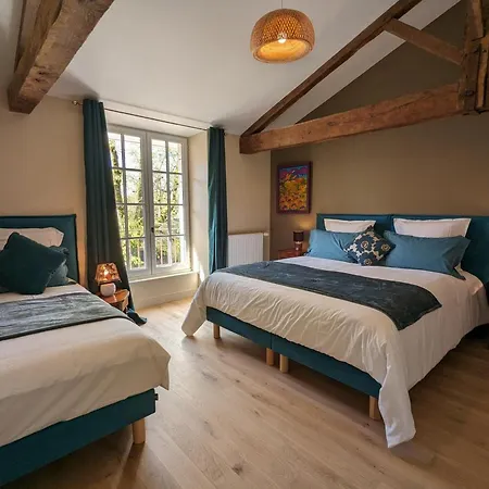 Grande Maison Avec Piscine Privee, Wifi Et Animaux Acceptes Pour 15 Pers. - Fr-1-653-282 * Pranzac