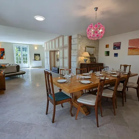 Grande Maison Avec Piscine Privee, Wifi Et Animaux Acceptes Pour 15 Pers. - Fr-1-653-282 Pranzac