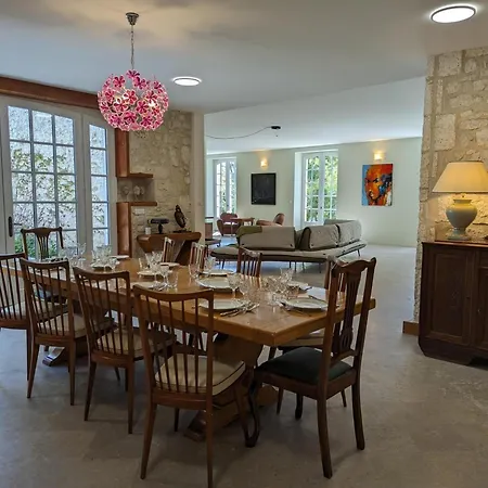 Grande Maison Avec Piscine Privee, Wifi Et Animaux Acceptes Pour 15 Pers. - Fr-1-653-282 Pranzac