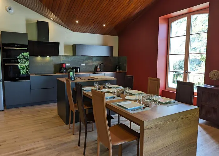 Сasa de vacaciones Grande Maison Avec Piscine Privée, Wifi Et Animaux Acceptés Pour 15 Pers. - Fr-1-653-282